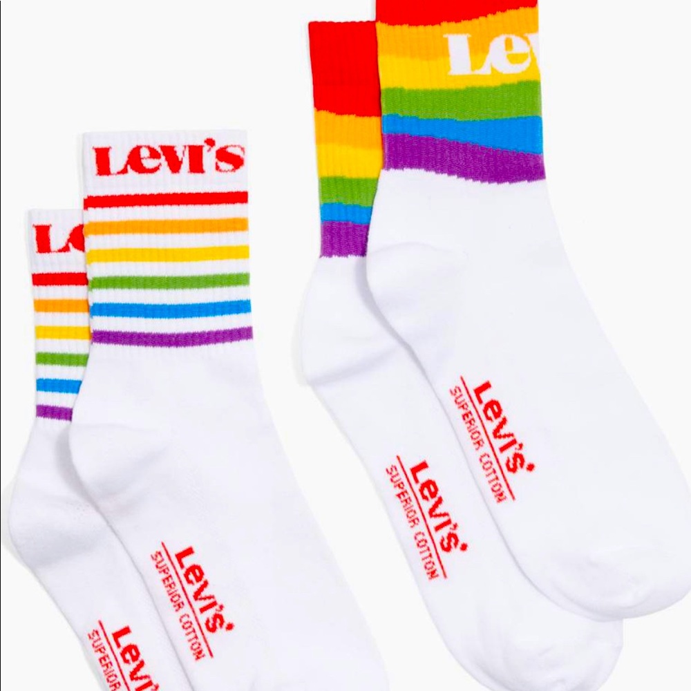 Levi’s PRIDE 2 pack short socks 🏳️‍🌈
